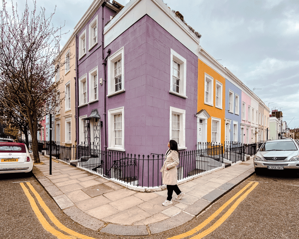 Notting Hill casas de colores Londres