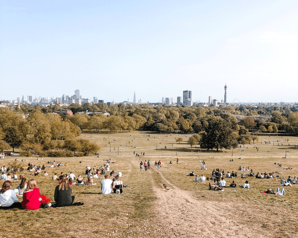 Primrose Hill: vistas del skyline de Londres