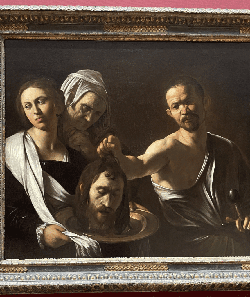 Salome receives the Head of John the Baptist – Caravaggio