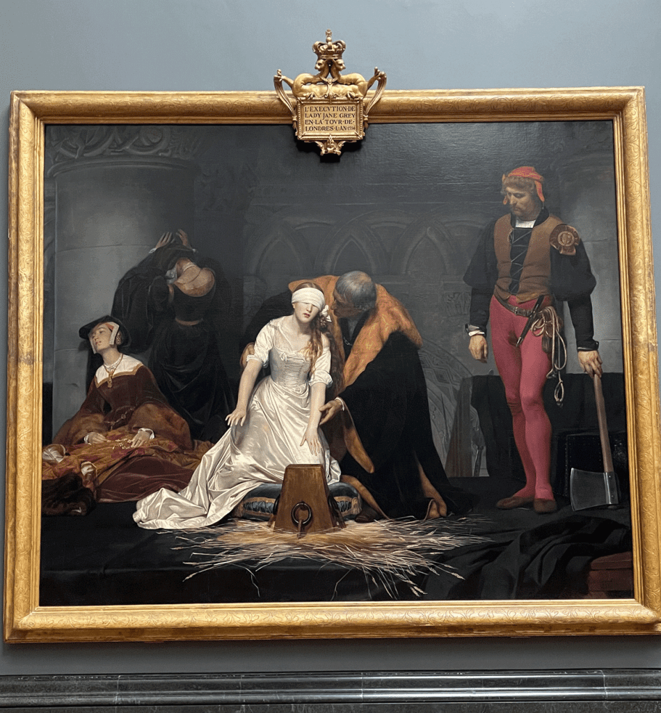 The execution of Lady Jane Grey – Delaroche